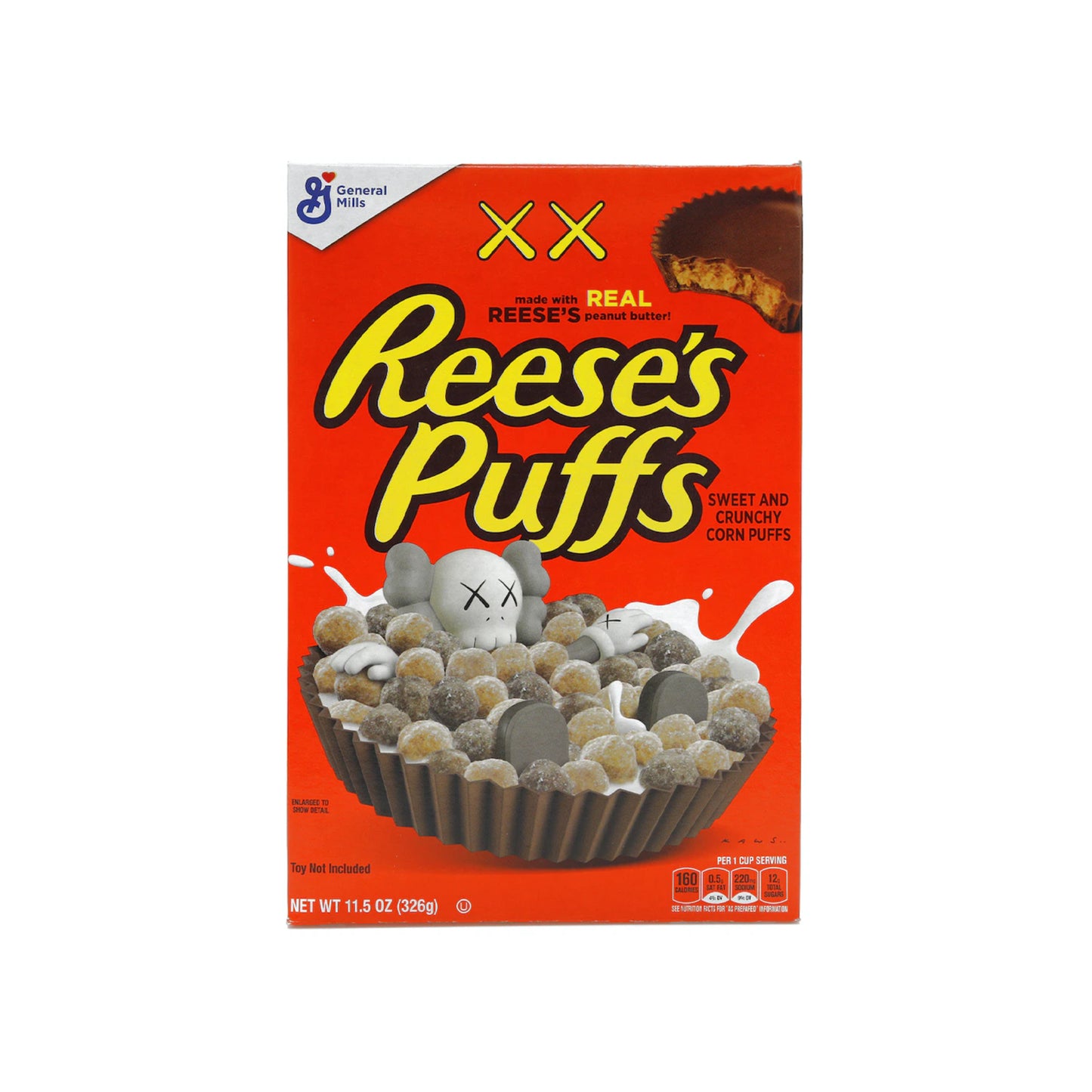 KAWS x Reese's Puffs Cereal (Not Fit For Human Consumption)