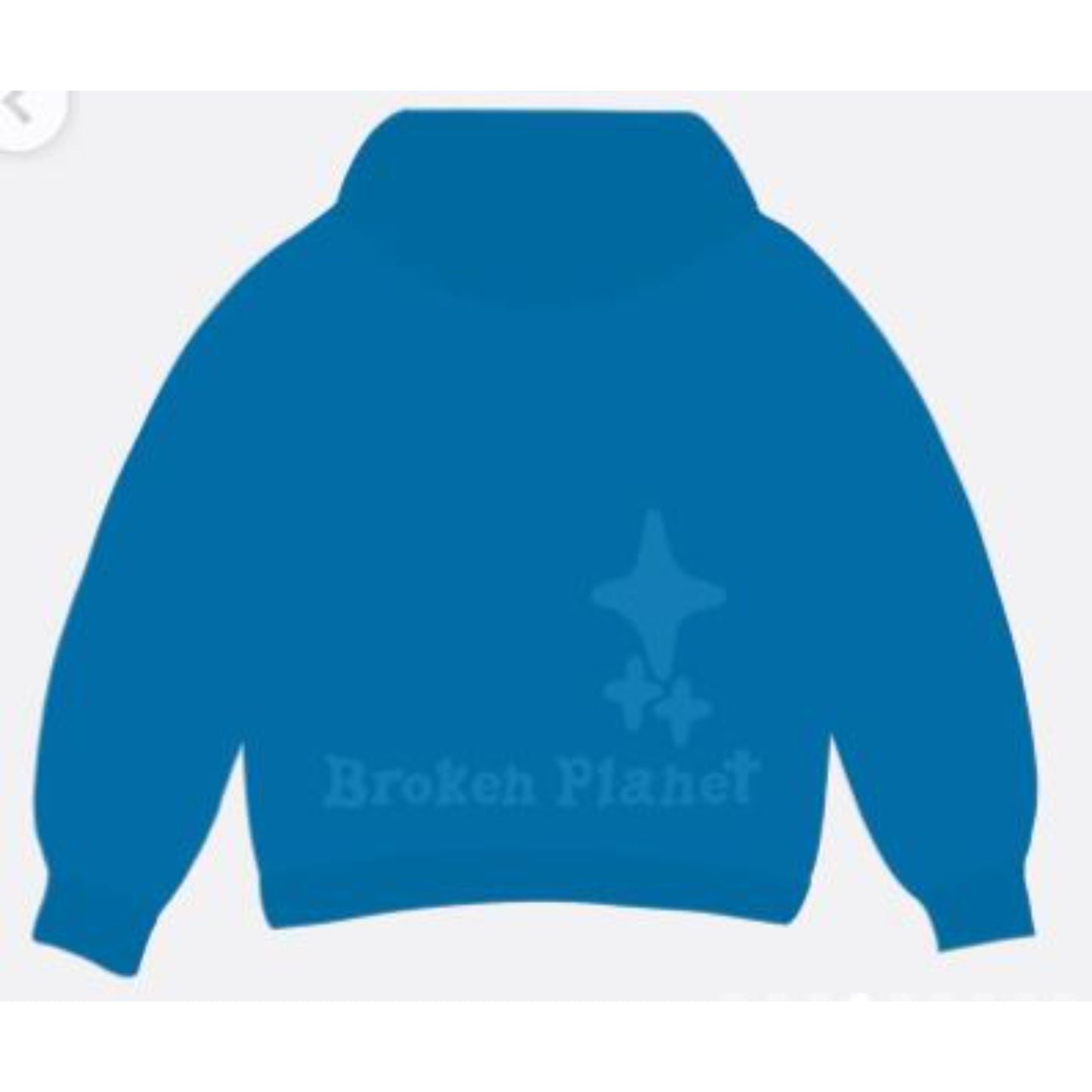 Broken Planet | Monochrome Hoodie 'Cobalt Blue' |