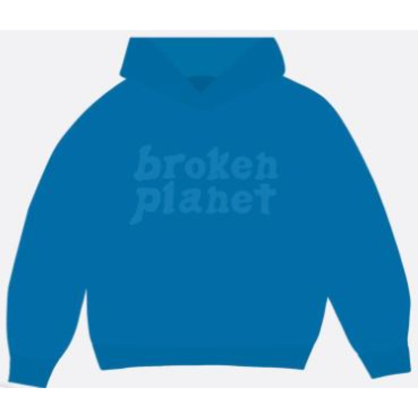 Broken Planet | Monochrome Hoodie 'Cobalt Blue' |